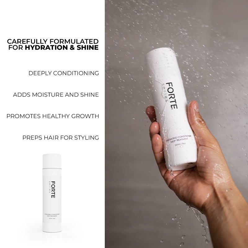 Alex Costa Hydrating Hair Conditioner for Men by Forte Series Deep Treatment for Damaged Hair Nourishing for Dry Hair Sulfate & Paraben for Frizzy Hair, (8 oz) - Image 5