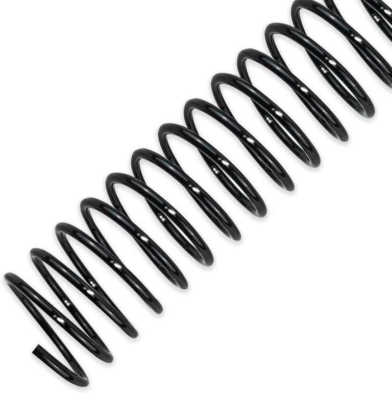 HOUYEE Store 50 Pack Plastic Spiral Binding Coils, 20mm (3/4"),170 Sheets Capacity,4:1 Pitch, 48 Loops, for Letter Size (Black) - Image 1