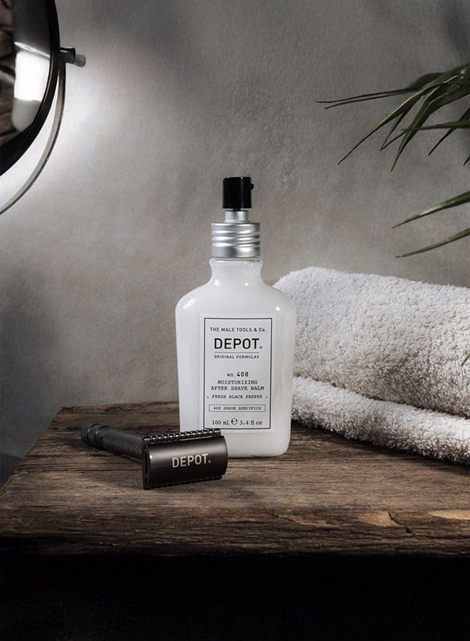 Depot بلسم ترطيب ما بعد الحلاقة برائحة كولونيا كلاسيكية - يرطب ويهدئ البشرة بعد الحلاقة، ويترك رائحة منعشة وكلاسيكية (100 مل) - Image 2