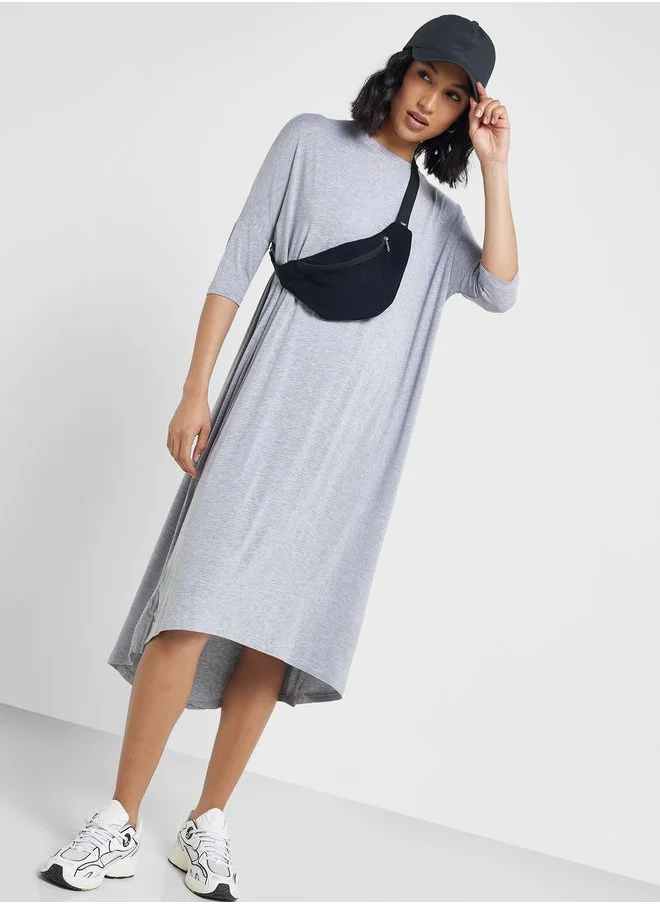 Ginger Basics Oversize Assymetric Midi Dress