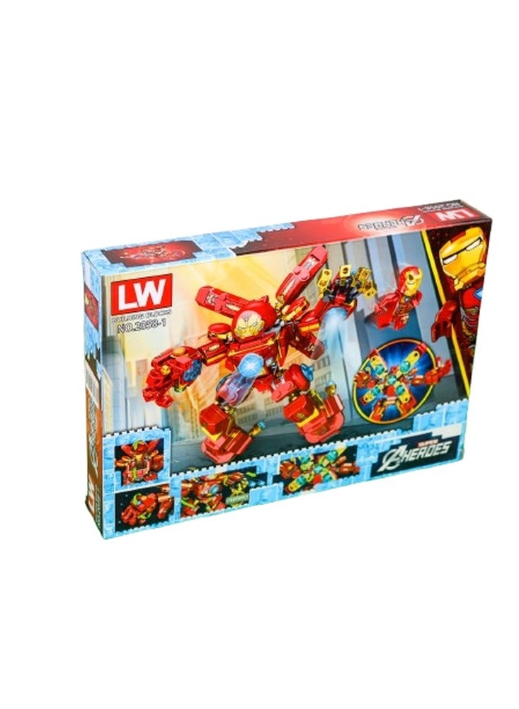 مكعبات افنجرز ايرون مان الألي 283 قطعة - 2058-1 - Image 1