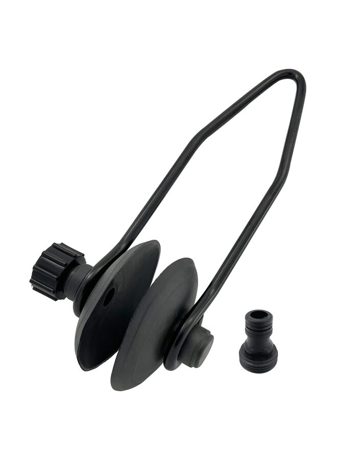 Universal Round Muff Motor Flusher for Boats - Flush Away Sand, Silt and Salt Boat Motor Flusher Water Flusher Boat Flushing kit Outboard Motor Flusher - Image 1