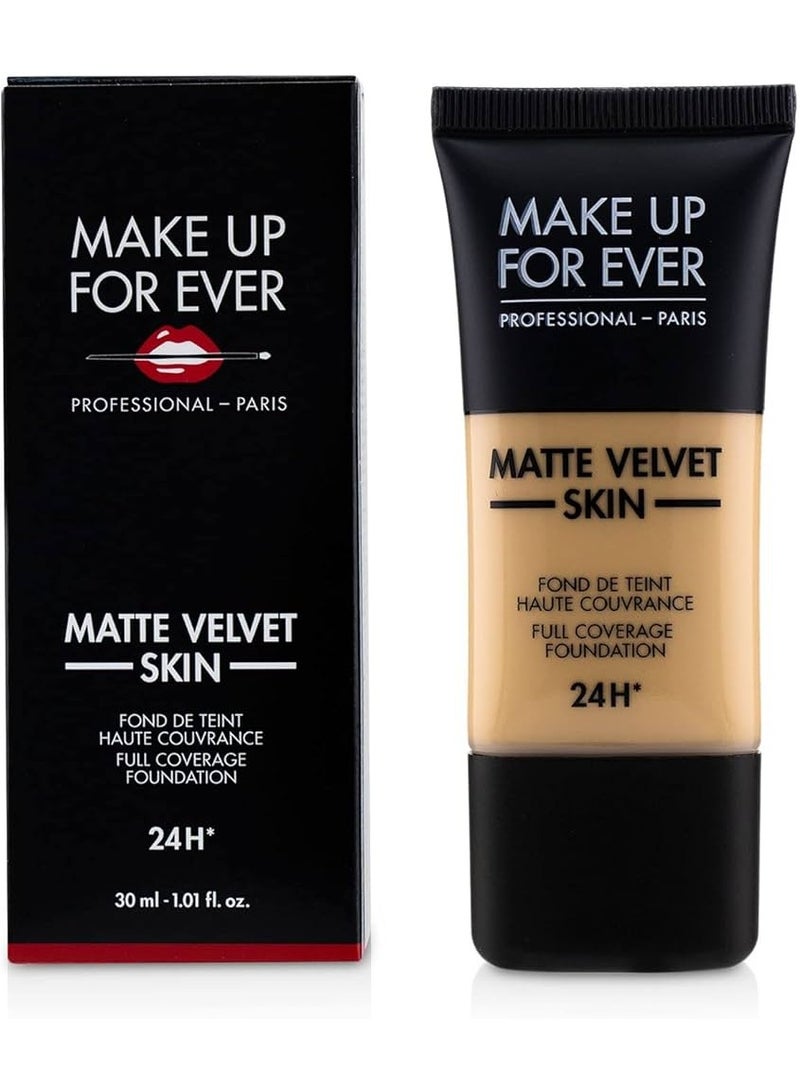 Make Up For Ever Matte Velvet Skin Full Coverage Foundation - # Y245 (Soft Sand)