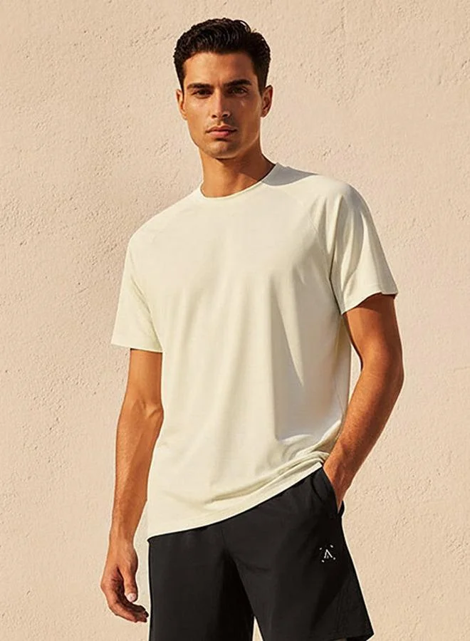 Splash Active Men Perforated Raglan Sleeves T shirt