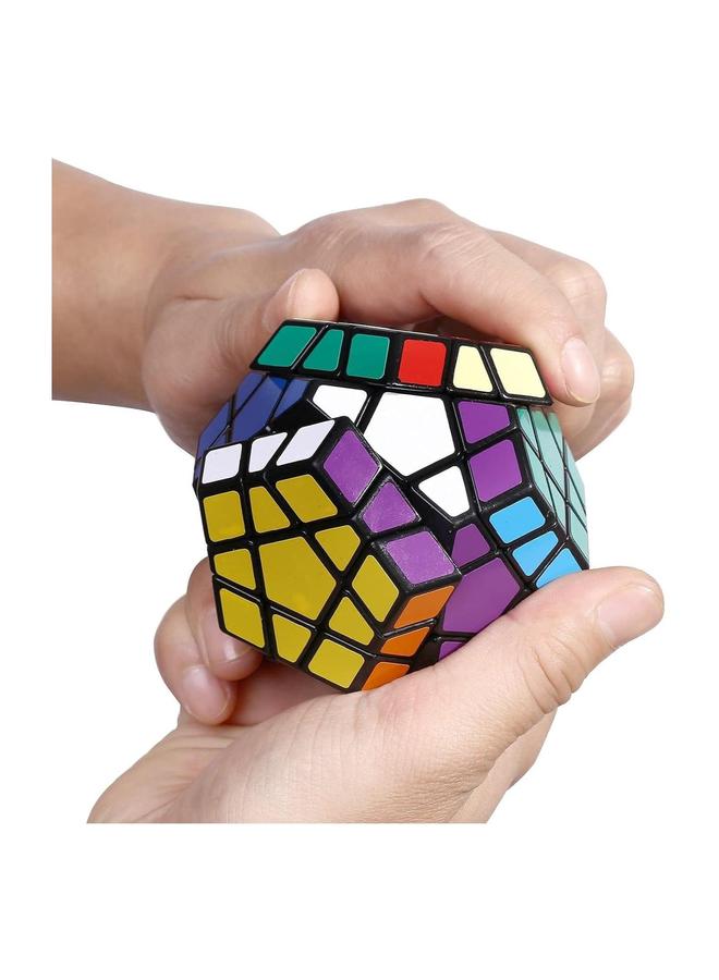 Speed Cube, Sculpted Stickerless Magic Mirror Cube Puzzles Toys, Carbon Fiber Sticker Cubes - Image 5