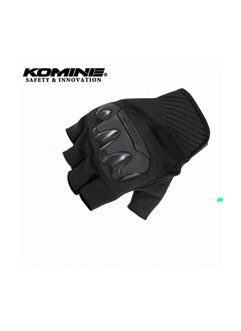 Komine Half Gloves Safety For Motorcycles Size L 