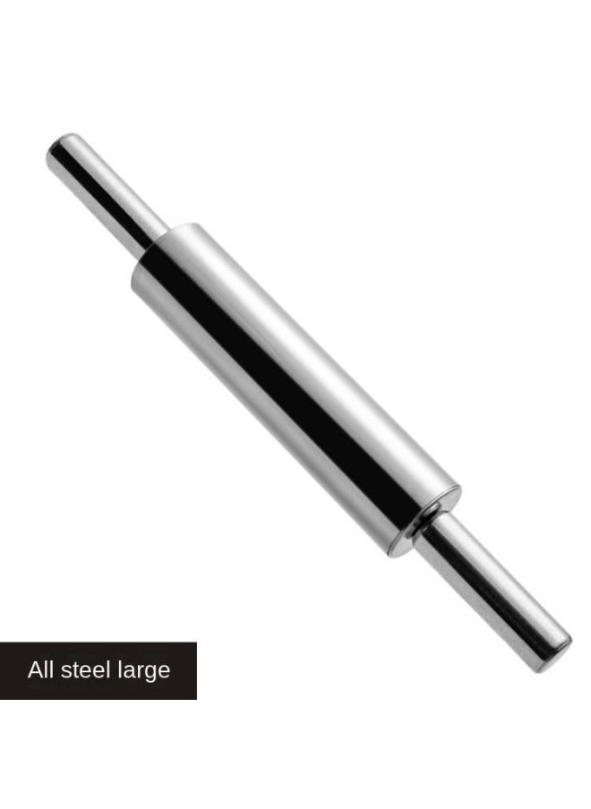 yongsheng Rolling Pin for Baking | Stainless Steel Rolling Pin | Smooth Light Weight Non-Stick Roller for Baking Cookie, Pizza,  Pie Crust, Dough, （17 Inch)  - Image 5