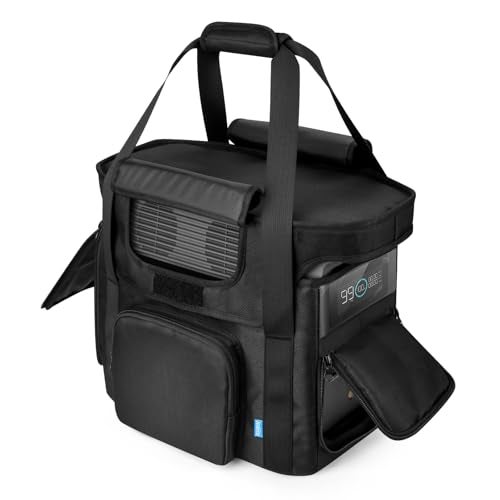 Xxerciz Travel Bag Compatible with ECOFLOW DELTA 2 Portable Power Station, Heavy Duty Power Storage Case with Shoulder Strap Handle, Generator Cover with Side Zippers, Carrying Bag for Camping RV - Image 1