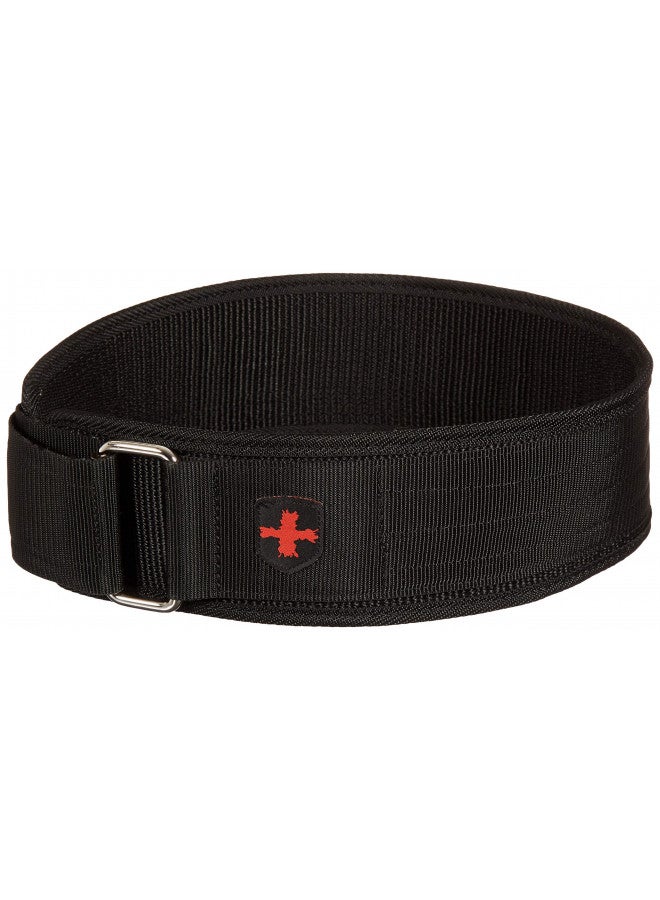 Harbinger Harbinger 4-Inch Nylon Weightlifting Belt, Black, X-Large - Image 3
