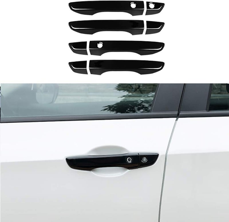 AOKIO Glossy Black Door Handle Cover Trim for Honda Civic - Image 1