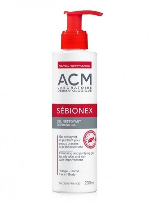 ACM Seponex Cleansing Gel for Oily and Impurities-Prone Skin - 200ml