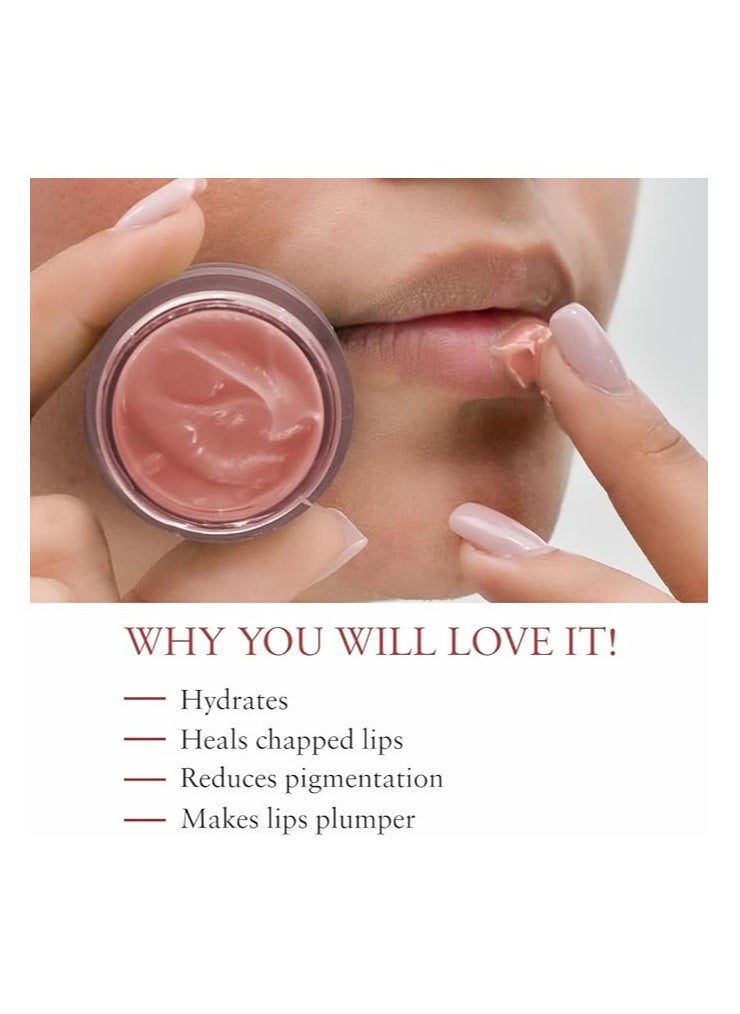 Just Herbs Just Herbs Ayurvedic & Vegan Rose Lip Scrub & Lip Mask duo pack for Chapped, Pigmented & Dark lips,30gm  - Image 5