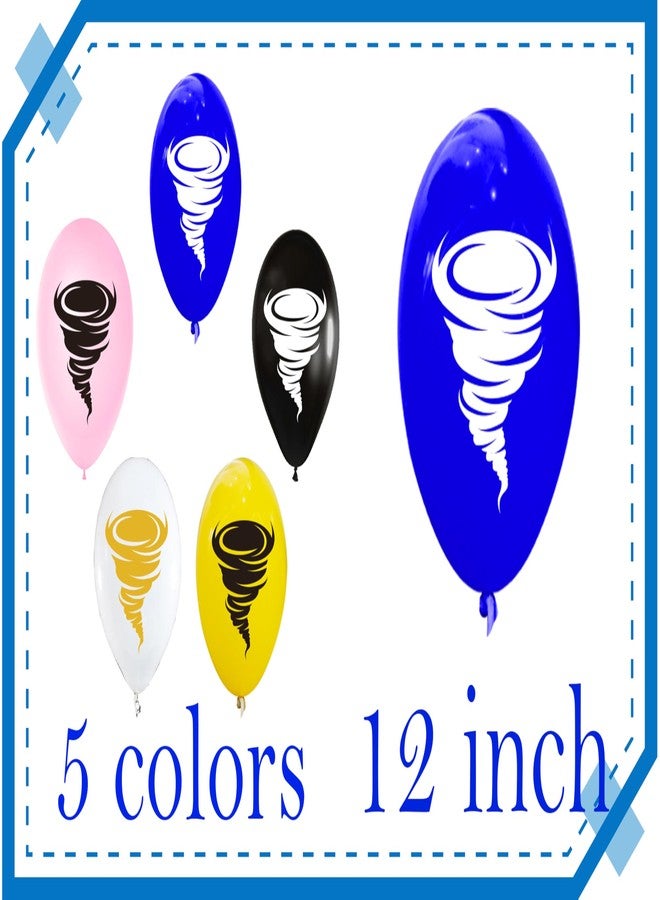 ATSMOICY 50 Pieces Tornado Balloon Weather Themed Birthday Party Supplies Decorations Favors Balloon - Image 2