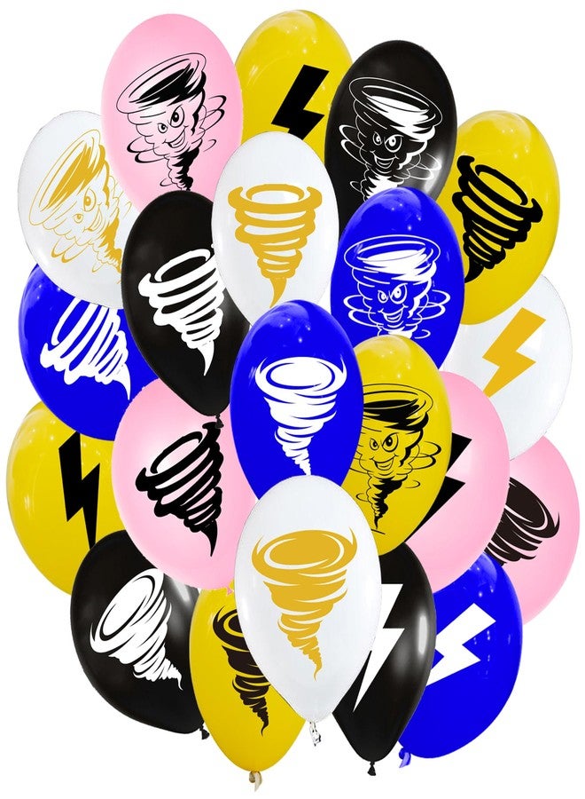 ATSMOICY 50 Pieces Tornado Balloon Weather Themed Birthday Party Supplies Decorations Favors Balloon - Image 1