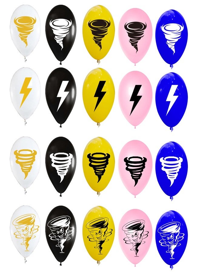 ATSMOICY 50 Pieces Tornado Balloon Weather Themed Birthday Party Supplies Decorations Favors Balloon - Image 3