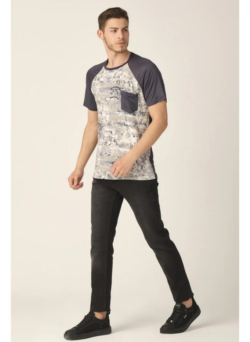 Alexander Gardi Raglan Sleeve Printed T-Shirt (E20-300610)