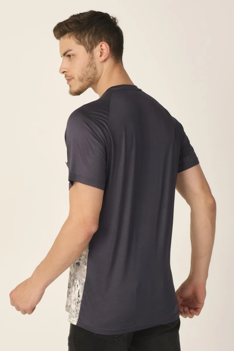 الكسندر جاردي Raglan Sleeve Printed T-Shirt (E20-300610)