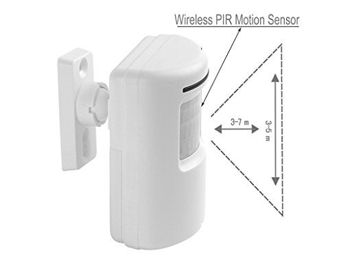 Enegg Wireless Home Security Driveway Alarm, Enegg Entry Alert, Visitor Door Bell Chime with 2 Plug-in Receiver and 1 PIR Motion Sensor Detector Alert System, Quality Sound and LED, 38 Melodies - Image 3