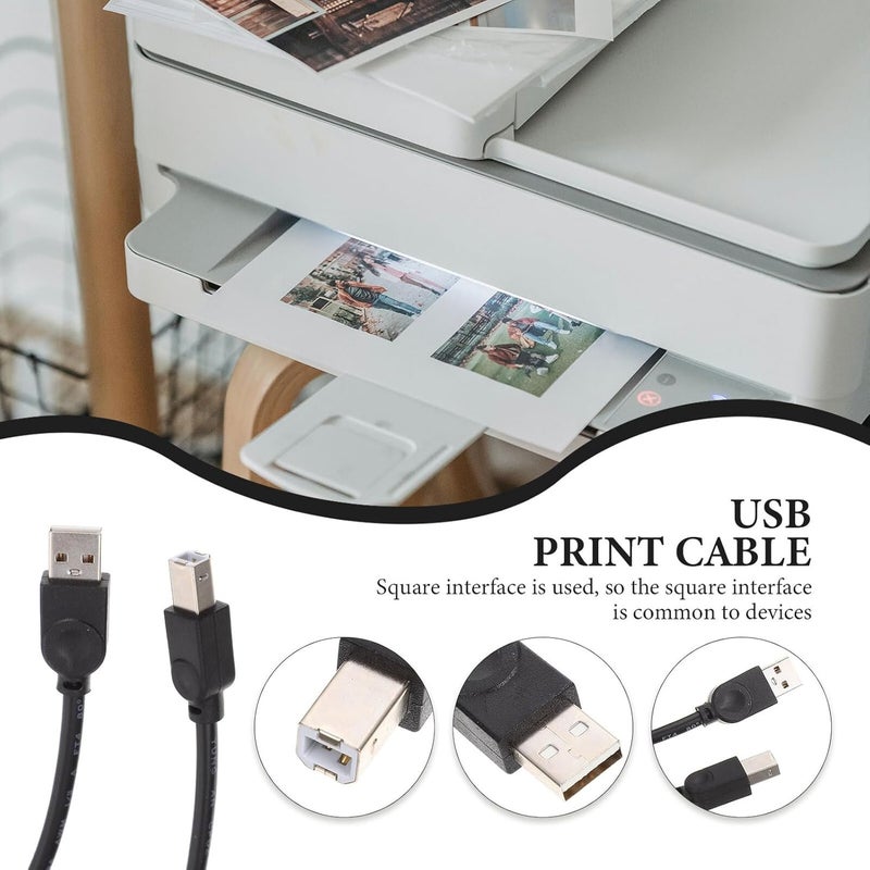 All-scene compatible build Toddmomy USB 2.0 Printer Cable 5m Black Copper Core for Household and Office Use, Universal USB Cable for Printer and Facsimile Machine, Printing Accessory Compatible with Computer Wide use selected material Transit & use compatible Heavy load resistant All-round applied quality Longevity upgraded craftsmanship All storage space compatible Backup reserve local stock Storage transit efficiency build Long lasting universal build Anti slip Major city pickup option Extra part combo compatible Priority based order prep Single & bulk storage compatible Global upgraded practical design Elegant appearance Simple multi-feature universal build Replaceable parts Modern versatile shape Field test upgraded craftsmanship Coast & inland available Shock rubber edge Repeated use resistant selected material Authorized haulage delivery - Image 4