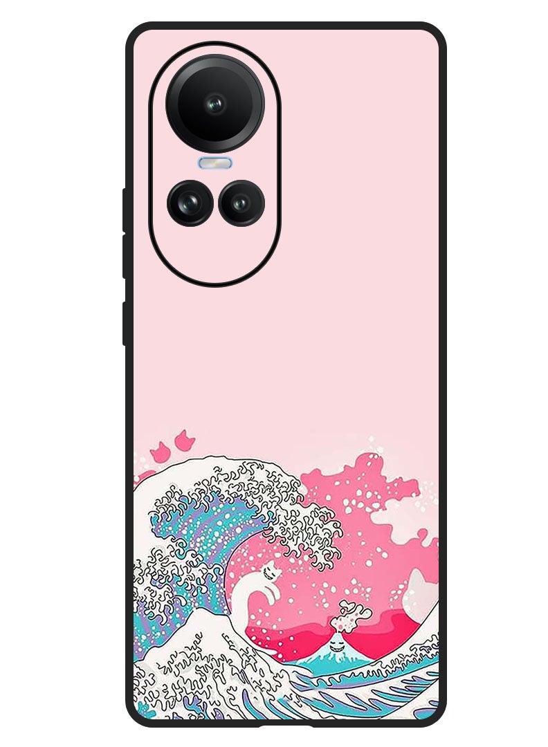 Theodor Protective Case Anti Scratch Shock Proof Bumper Cover For Oppo Reno 10/10 Pro Waves  - Image 1
