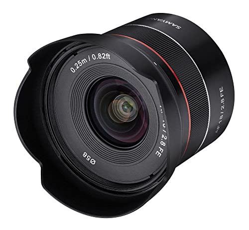 Samyang AF 18mm F28 Auto Focus Full Frame Wide Angle Lens for Sony E Mount Compact Ultra Lightweight 58mm Filter Thread High Resolution Optics Quiet STM Autofocus - Image 3