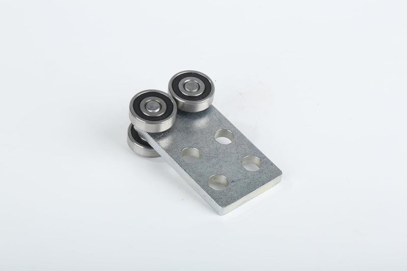 Fuperoo 2 Wheel Trolleys Rollers.Bearing Trolley Assembly.The top of The Trolley has Room for Set Screws, Allowing The use of a 1-5/8" high Strut Channel - Image 4