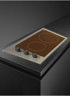 kitchen Line Ceramic Electric Hob - 30 cm - Stainless Steel - Heat Indicator Lamp - JV2004  - Image 3