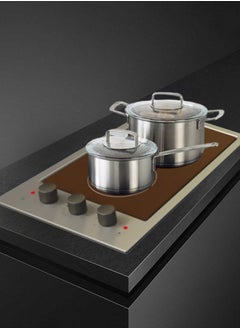 kitchen Line Ceramic Electric Hob - 30 cm - Stainless Steel - Heat Indicator Lamp - JV2004  - Image 4