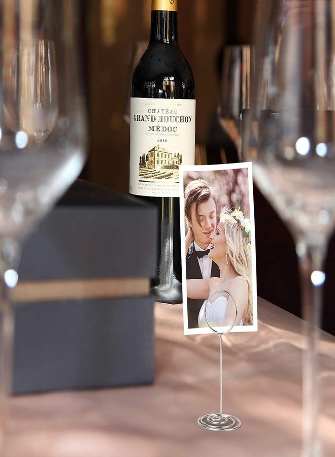 Radezon 20 Pack Table Number Holders Place Card Holder Photo Picture Holder for Wedding, Birthday Party - Image 4