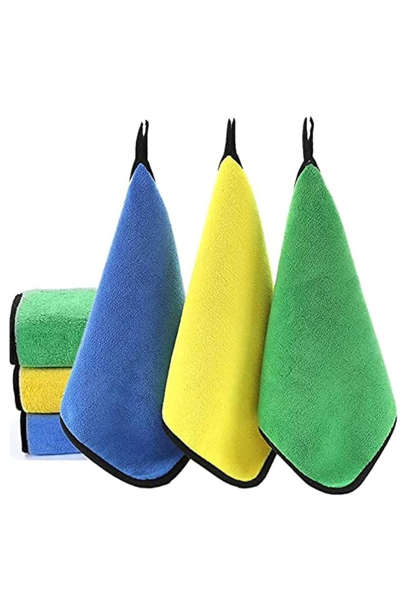 3pcs Microfiber Car Drying Towel for Car Cleaning and Detailing, Double Sided, Extra Thick Plush Microfiber Towel Lint Super Absorbent Detailing Towel for Car,Windows,Screen and Kitchen - Image 1
