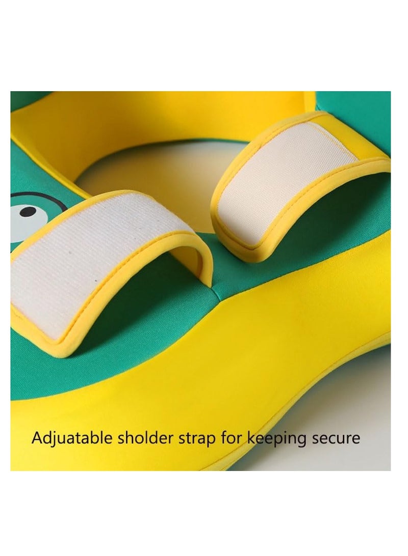 CityRiya-Long Swimming Float for Baby, Anti-Rollover Kids Swimming Ring with Quick Dry Material for 7.5~17.5kg Toddlers,No Need Inflation Children Swim Ring,Boys Girls Swimming Training Ring for Bathtub Pool - Image 4