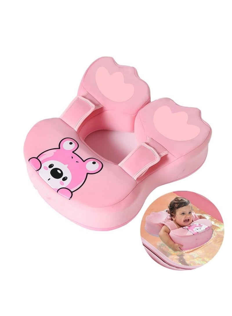 CityRiya-Long Swimming Float for Baby, Anti-Rollover Kids Swimming Ring with Quick Dry Material for 7.5~17.5kg Toddlers,No Need Inflation Children Swim Ring,Boys Girls Swimming Training Ring for Bathtub Pool - Image 1