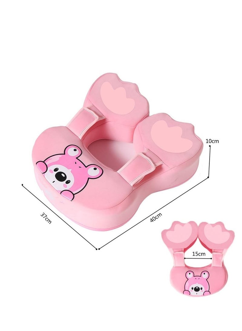 CityRiya-Long Swimming Float for Baby, Anti-Rollover Kids Swimming Ring with Quick Dry Material for 7.5~17.5kg Toddlers,No Need Inflation Children Swim Ring,Boys Girls Swimming Training Ring for Bathtub Pool - Image 2