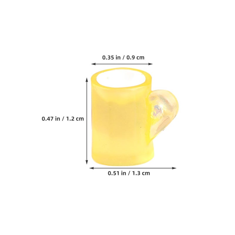 Miniature Beer Mugs 20Pcs Dollhouse Drink Props For Events Photography Creative Displays - Image 3