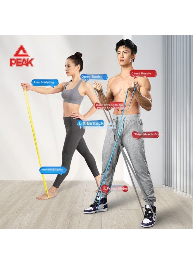 PEAK Peak Yoga Elastic Rope Elastic Band Resistance Band Men And Women Strength Training Pull Rope Puller Pull-up Light Blue - Image 3