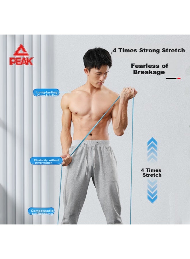 PEAK Peak Yoga Elastic Rope Elastic Band Resistance Band Men And Women Strength Training Pull Rope Puller Pull-up Light Blue - Image 4