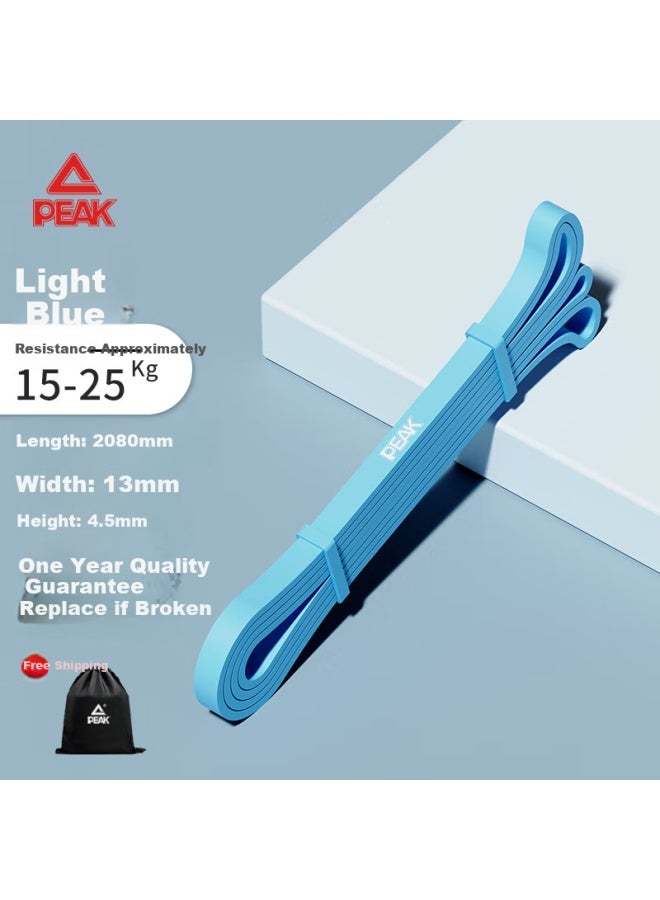 PEAK Peak Yoga Elastic Rope Elastic Band Resistance Band Men And Women Strength Training Pull Rope Puller Pull-up Light Blue - Image 1