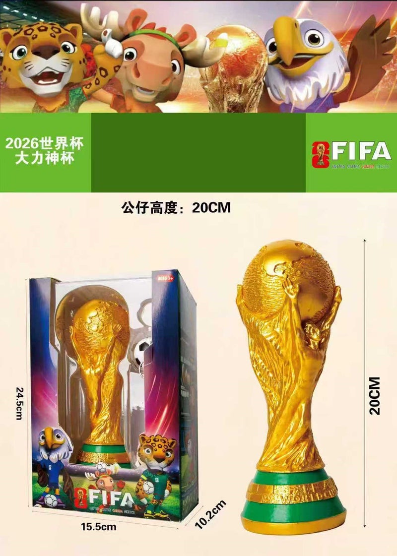 صندوق مفاجآت تمثال ماسكوت كأس العالم - دمية عصرية وهدية