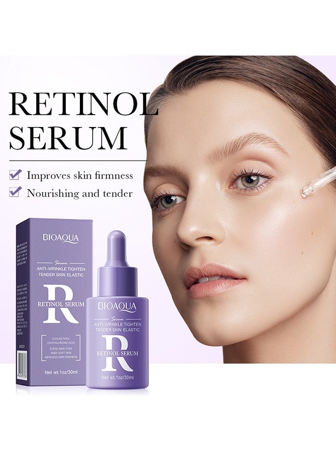 BIOAQUA Retinol Serum - Facial Serum Anti-Wrinkle Tender Skin 8.5% Retinol 5% Hyaluronic Acid Moisturizing Essence 30ml - Image 1