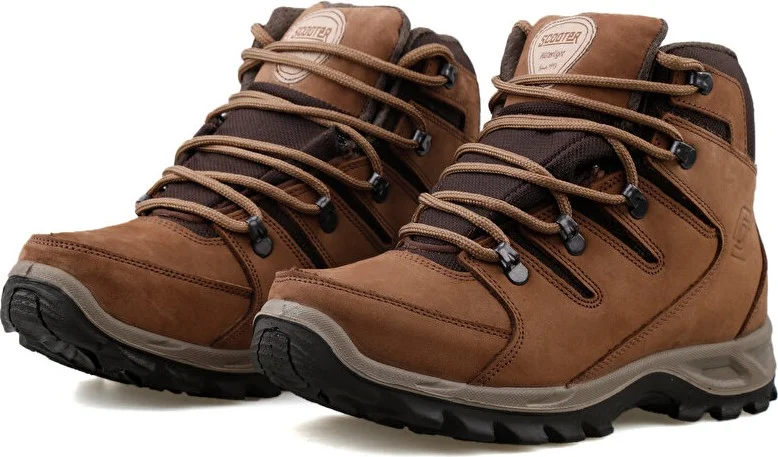 سكوتر Nubuck Sand Men's Outdoor Boots M5558NKU Brown