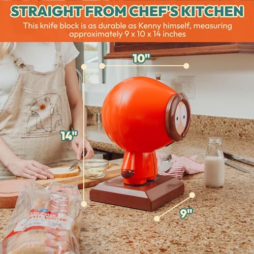 South Park Surreal Entertainment South Park Kenny 10-Slot Knife Block Holder - Image 4