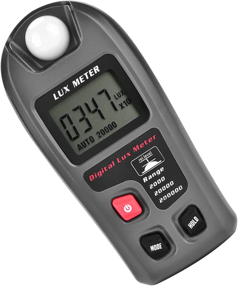 Aramox Digital Luxmeter LCD Display, Automatic Range Light Meter, Power Saving Design for Warehouse, Office and Laboratory - Image 3