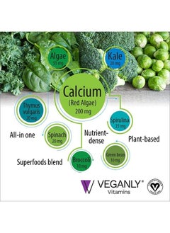 Vegan Calcium Plus 7 for Healthy Bones and Teeth (90 caps) Plant-Based Supplement - pzsku/Z11E193BFF9F709897DDAZ/45/_/1687912964/b8a587f5-15cb-4734-b9d8-6ca1641eb0a1