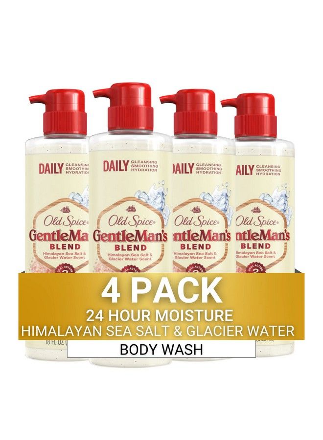 Old Spice غسول الجسم المقشر بخلطة الرجل ملح البحر الهيمالي 18 أونصة (عبوة من 4) - Image 2