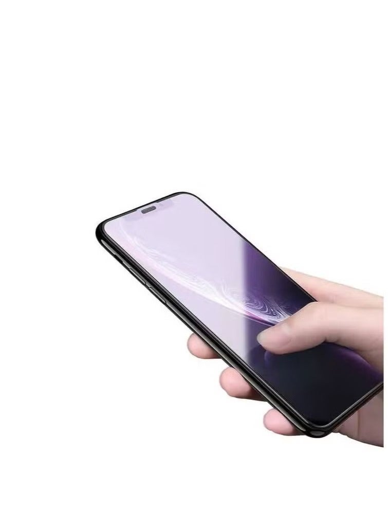 ديفيا حماية شاشة ايفون XS من ديفيا زجاج كامل الشاشة مضاد للأشعة الزرقاء - أسود - Image 1