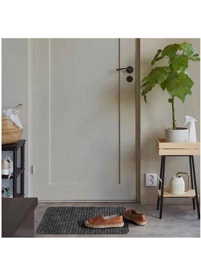 أيكيا ممسحة/سجادة مدخل ايكيا (TRAMPA/TOFTBO) مقاومة للاتساخ مانعة للانزلاق - رمادي داكن 38×58 سم - Image 3