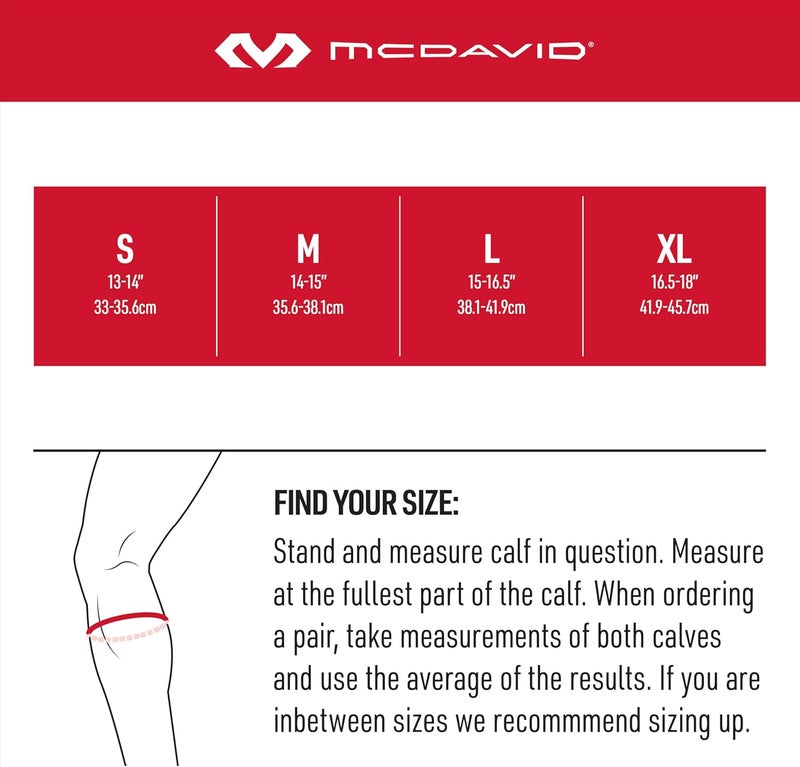 McDavid Del Calf Support Sleeve - Image 5