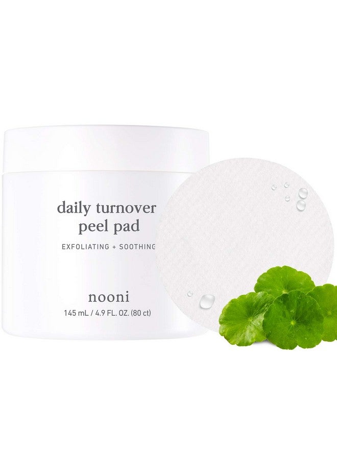Toner Pads Daily Turnover Peel Pad V2 Glycolic Acid Exfoliate Soothe With Aha And Centella Asiatica Extract 80 Count