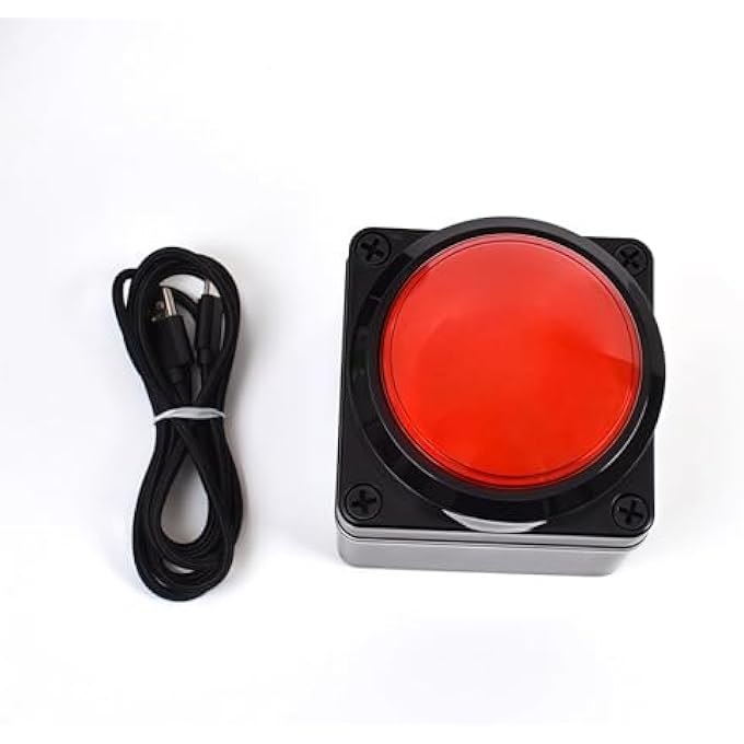 rayihni PROGRAMMABLE USB MACRO ENTER KEYBOARD, MAJOR POLICY DECISION BUTTON, ONE HANDED KEYBOARD PROGRAMMABLE SETTING KEYPAD, ENTER GAME PC SWITCH CONTROL KEYBOARD, CUSTOMIZED COMBINATION BUTTONS(RED) - Image 3