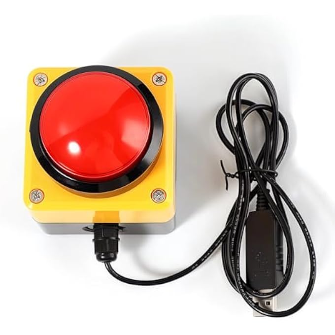 rayihni PROGRAMMABLE USB MACRO ENTER KEYBOARD, MAJOR POLICY DECISION BUTTON, ONE HANDED KEYBOARD PROGRAMMABLE SETTING KEYPAD, ENTER GAME PC SWITCH CONTROL KEYBOARD, CUSTOMIZED COMBINATION BUTTONS(RED) - Image 2